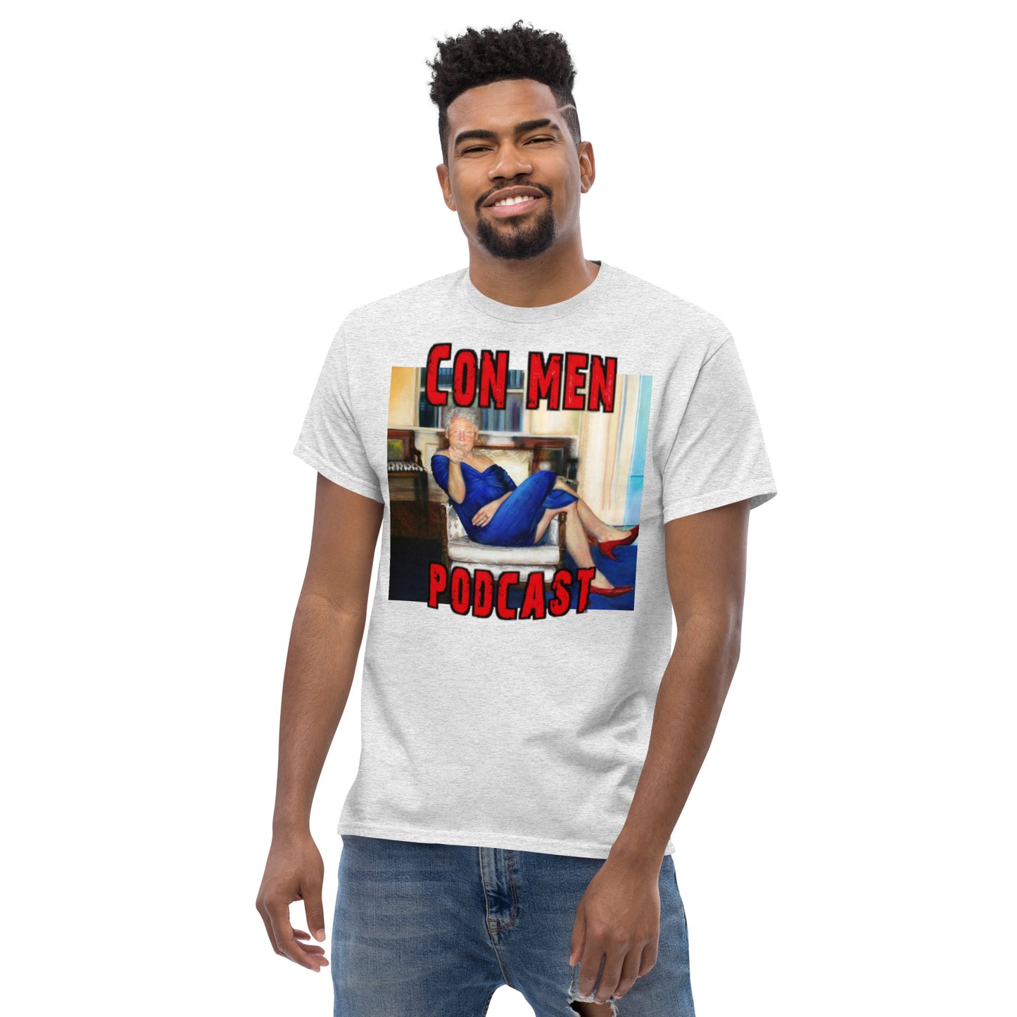 Bill Clinton Painting Men's classic tee