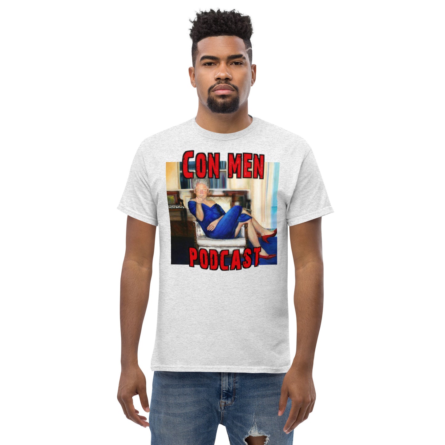 Bill Clinton Painting Men's classic tee