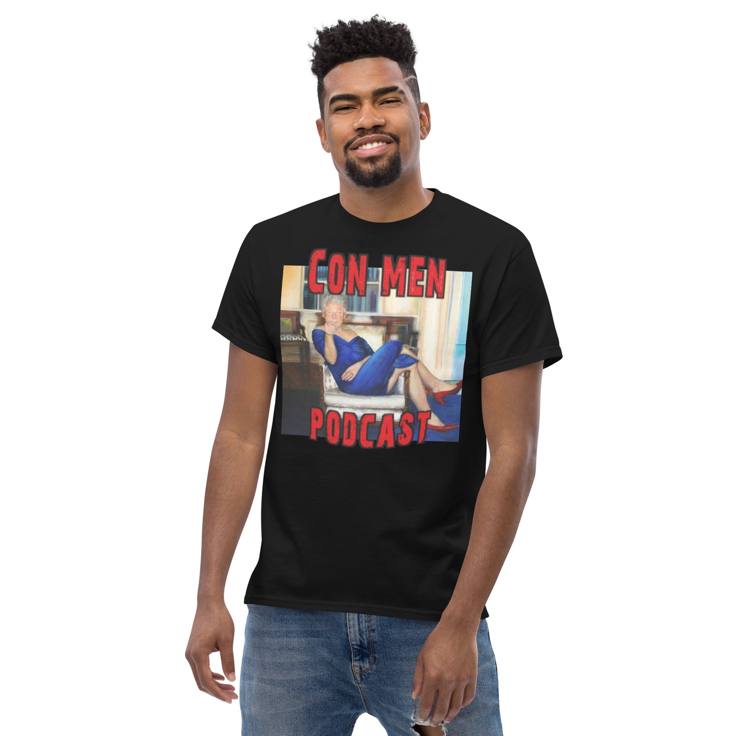 Bill Clinton Painting Men's classic tee