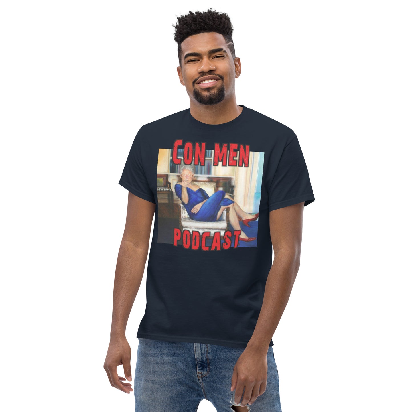 Bill Clinton Painting Men's classic tee