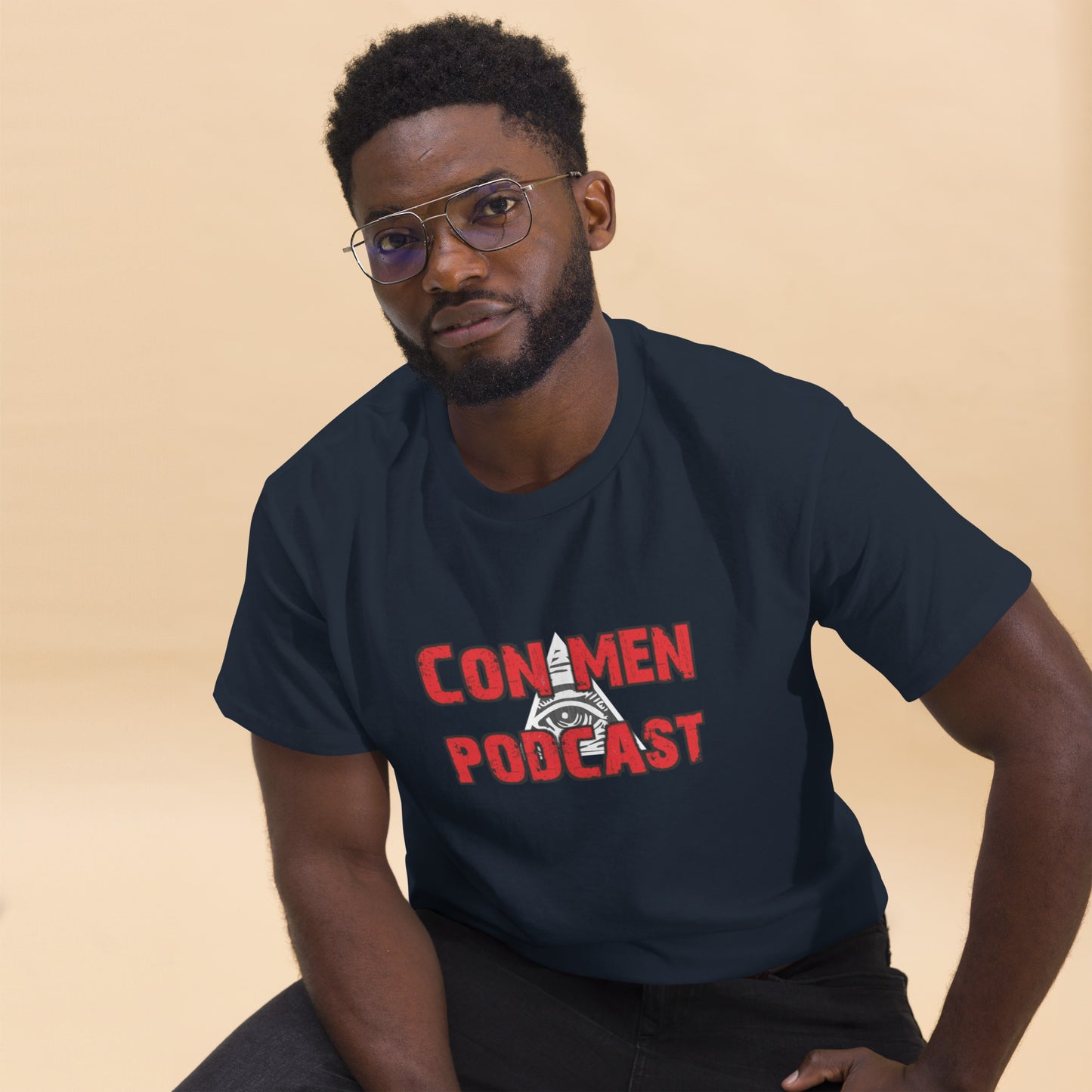 Con Men Podcast Logo T-Shirt