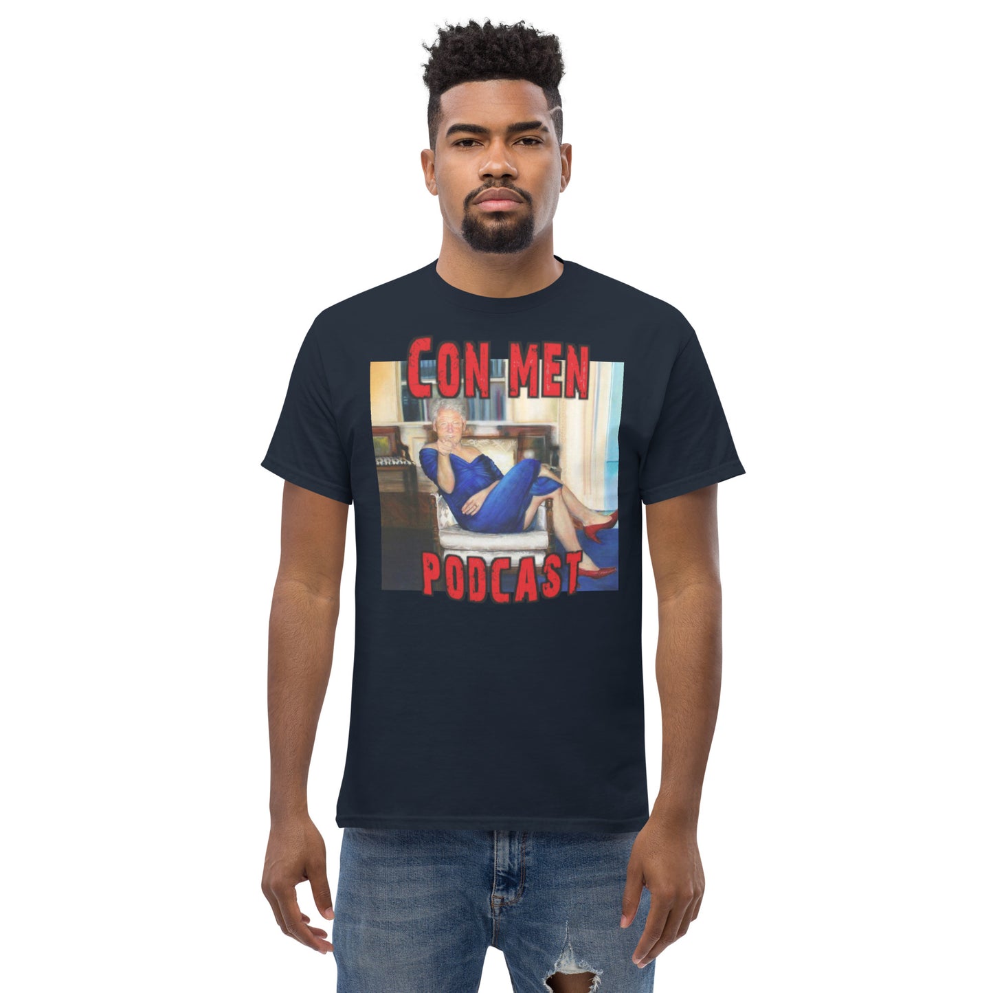 Bill Clinton Painting Men's classic tee