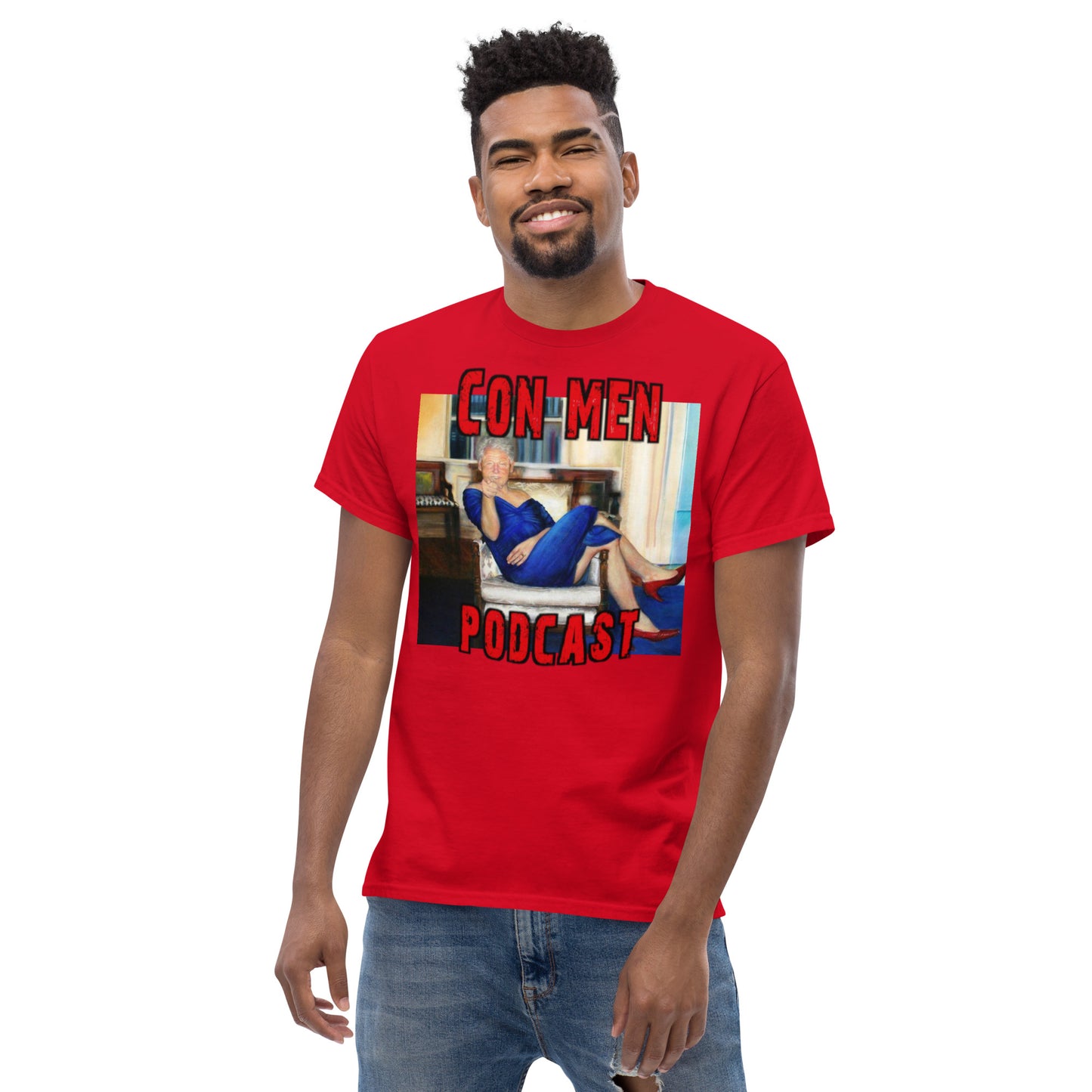 Bill Clinton Painting Men's classic tee