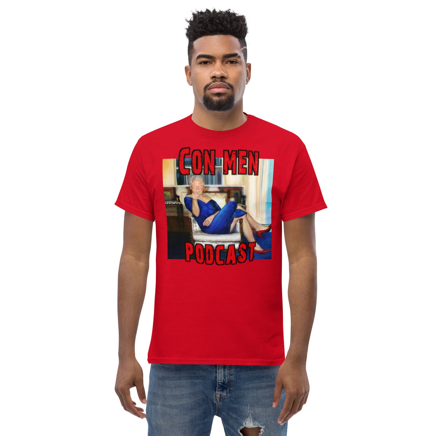 Bill Clinton Painting Men's classic tee