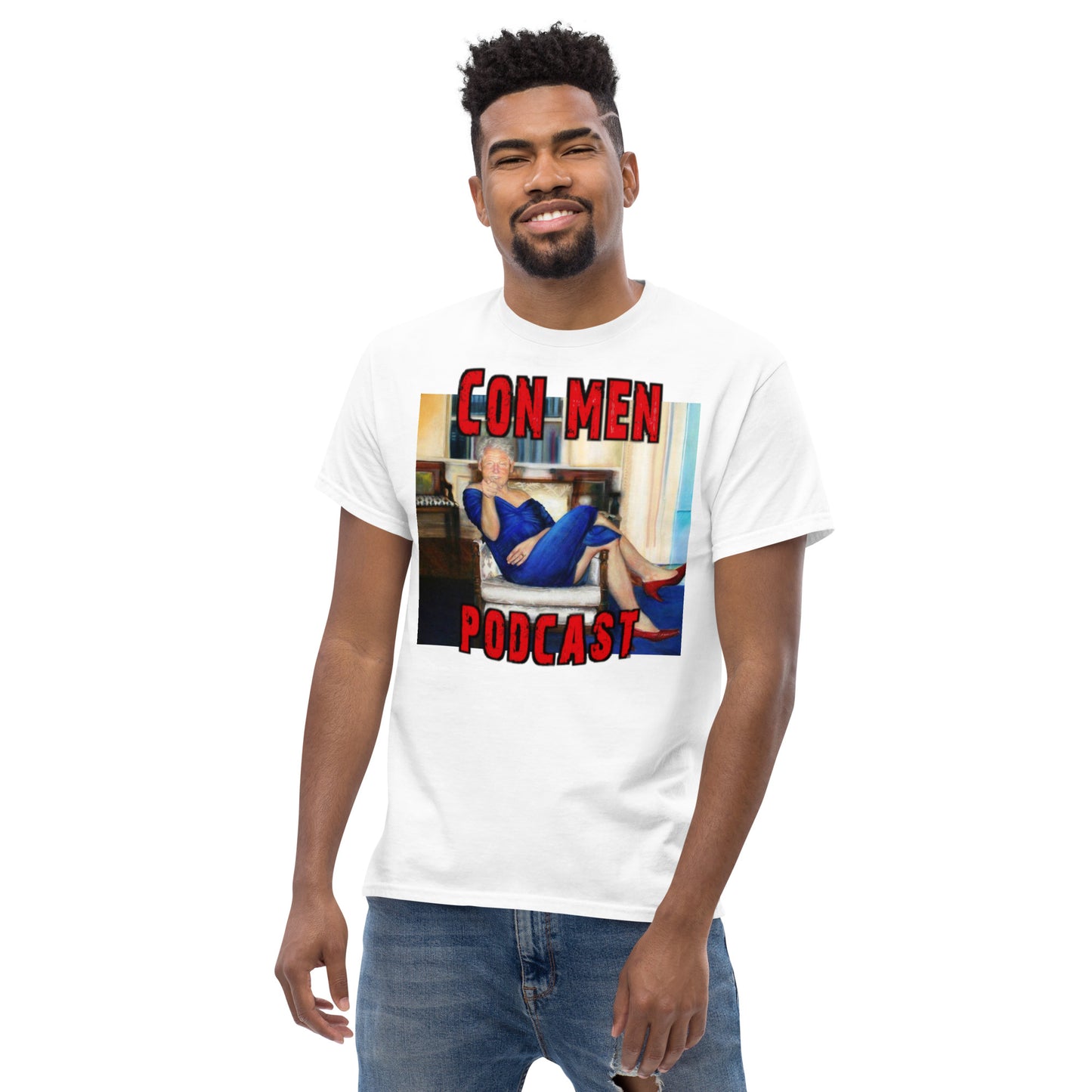 Bill Clinton Painting Men's classic tee