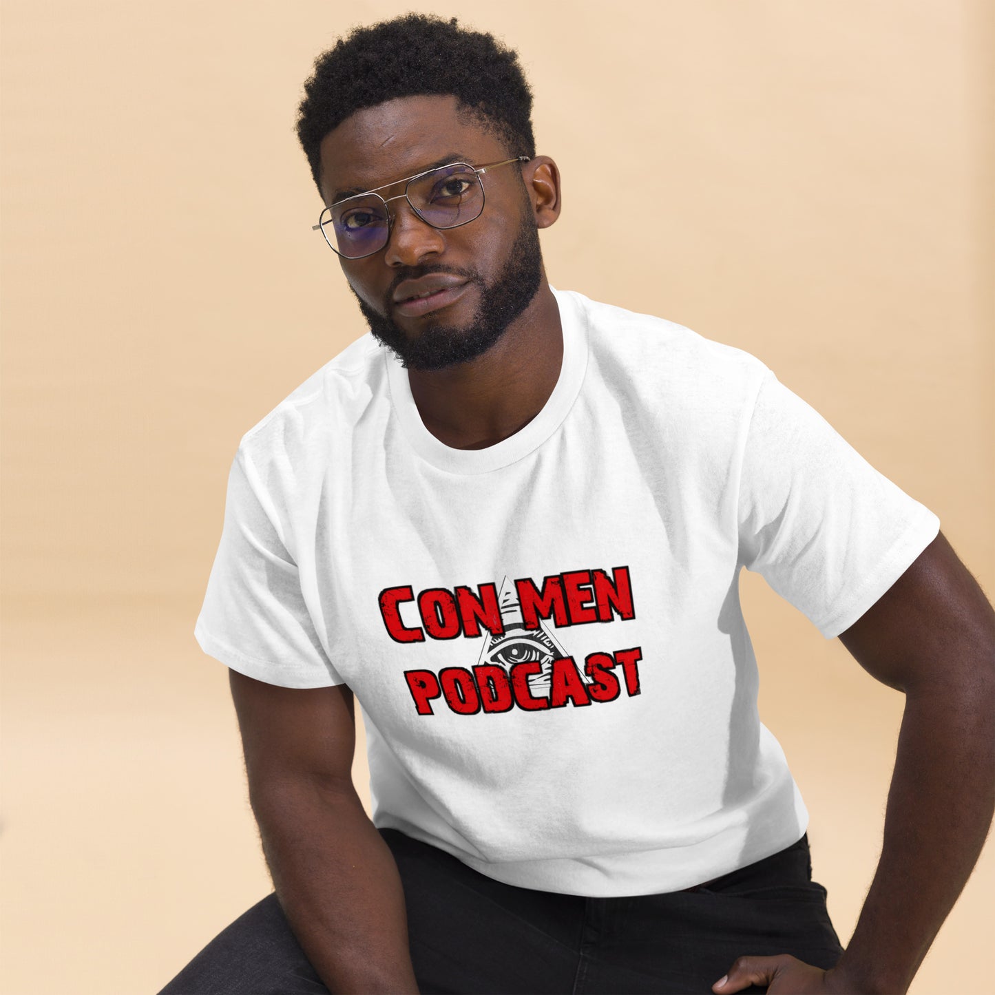 Con Men Podcast Logo T-Shirt